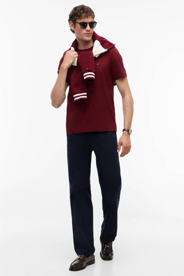 Tommy Hilfiger Regular fit t-shirt van puur katoen - Foto 2