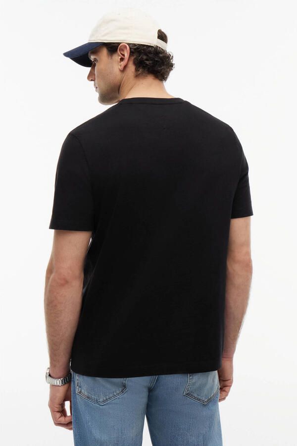 Tommy Hilfiger T-shirt ESSENTIAL REG FIT SOLID TEE met borduursel en ronde hals - Foto 2