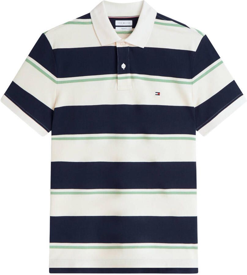 Tommy Hilfiger regular fit poloshirt van katoenmix