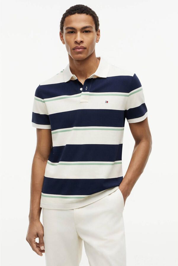 Tommy Hilfiger regular fit poloshirt van katoenmix - Foto 3