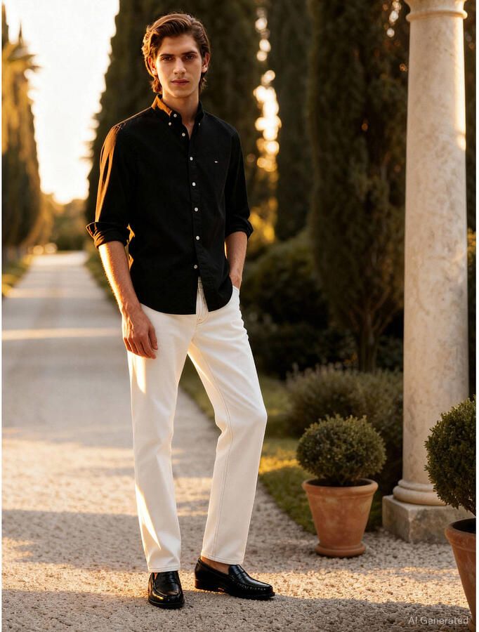 Tommy Hilfiger Overhemd met lange mouwen CORE FLEX POPLIN SOLID RF SHIRT