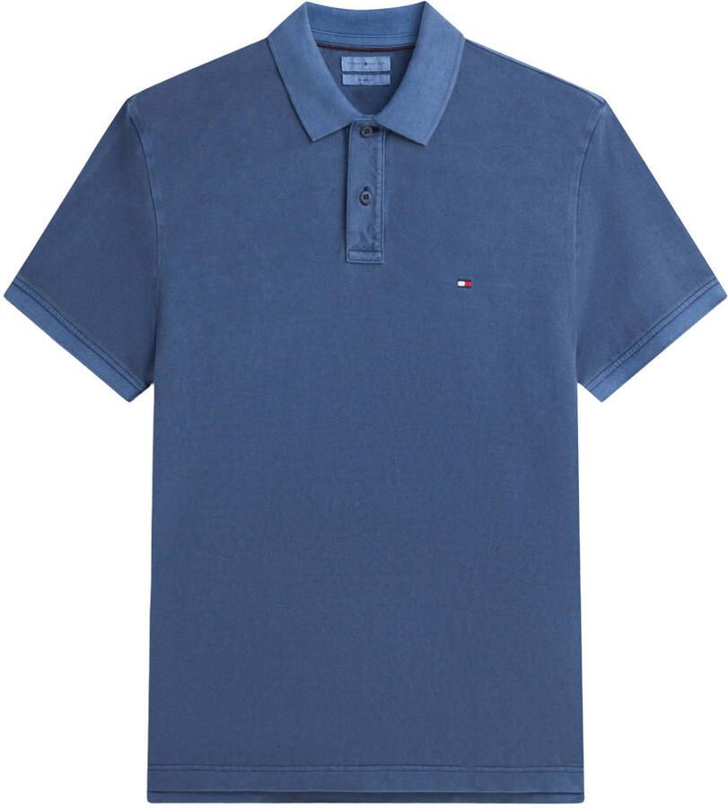 Tommy Hilfiger regular polo blauw