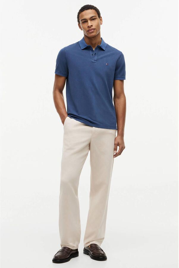 Tommy Hilfiger regular polo blauw - Foto 2