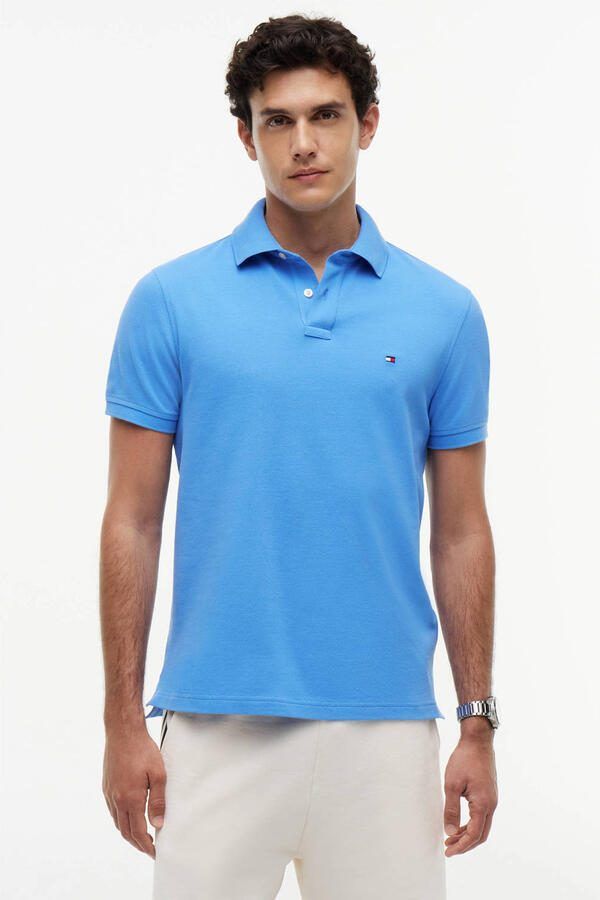 Tommy Hilfiger Poloshirt 1985 REGULAR POLO met contraststrepen in de kraag - Foto 3