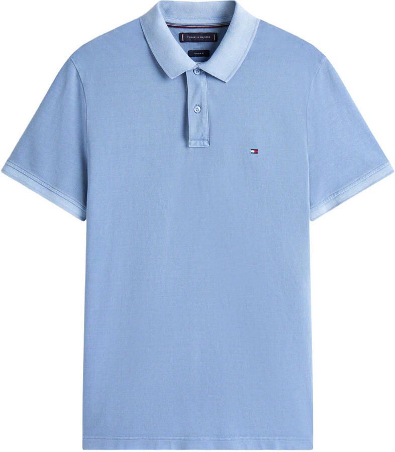 Tommy Hilfiger Poloshirt GARMENT DYE REG POLO licht gewassen uitstraling