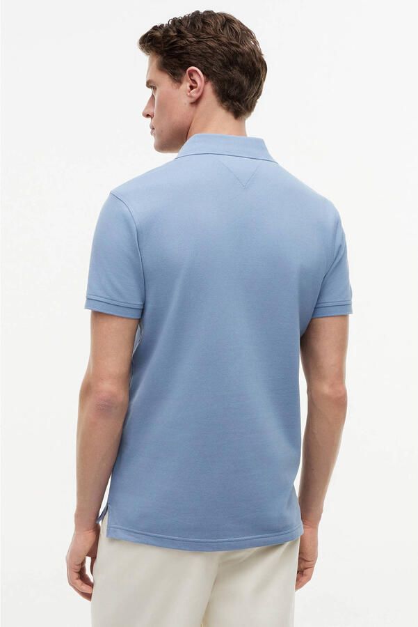 Tommy Hilfiger Regular fit poloshirt van een mix van katoen en elastaan - Foto 3