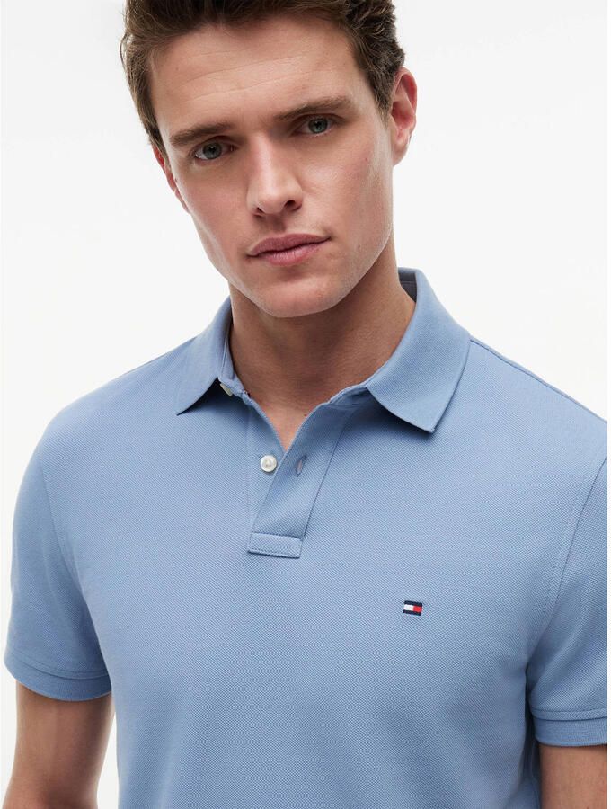 Tommy Hilfiger Regular fit poloshirt van een mix van katoen en elastaan - Foto 2