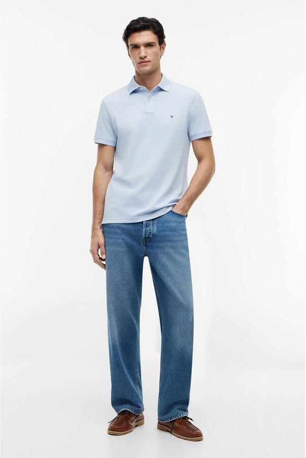 Tommy Hilfiger Poloshirt 1985 REGULAR POLO met contraststrepen en knoopsluiting