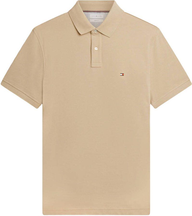 Tommy Hilfiger regular polo lichtkaki