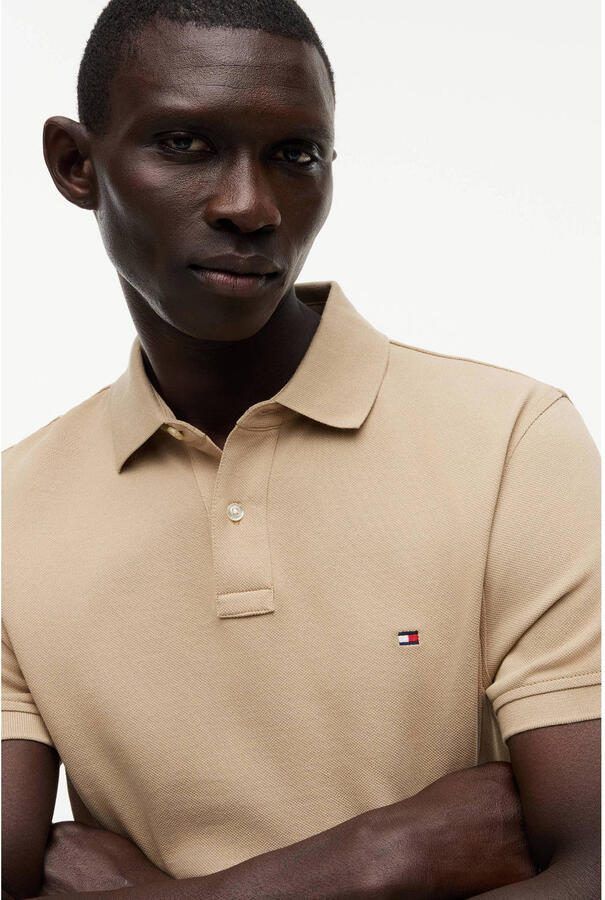 Tommy Hilfiger regular polo lichtkaki - Foto 2