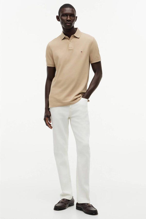 Tommy Hilfiger regular polo lichtkaki - Foto 3