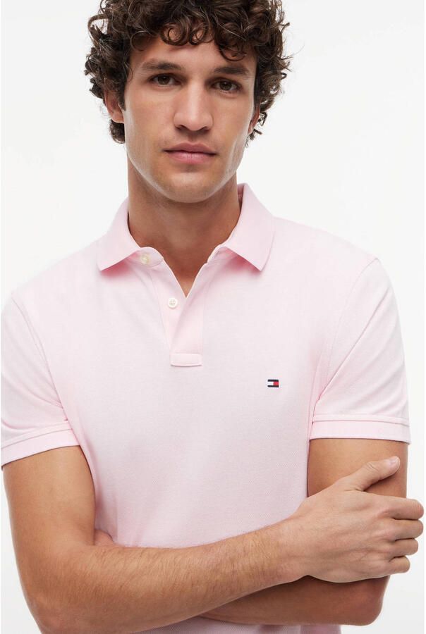 Tommy Hilfiger Polo Shirt Korte Mouw MW0MW17770 RBT REG POLO-TPB PINK LILY - Foto 6