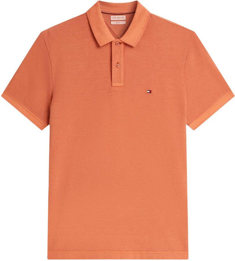 Tommy Hilfiger regular polo oranje