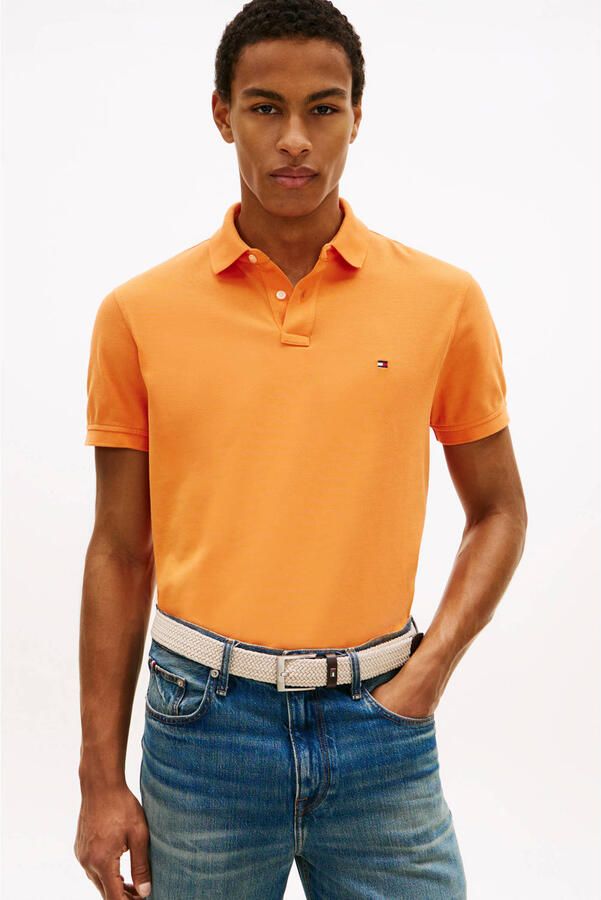 TOMMY HILFIGER Heren Polo's & T-shirts 1985 Regular Polo Oranje - Foto 6