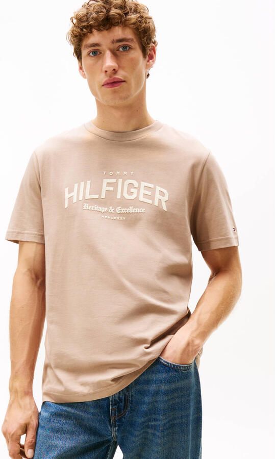 Tommy Hilfiger Regular fit T-shirt van puur katoen - Foto 2