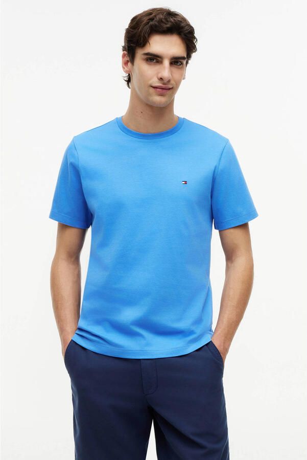 Tommy Hilfiger regular T-shirt blauw - Foto 2