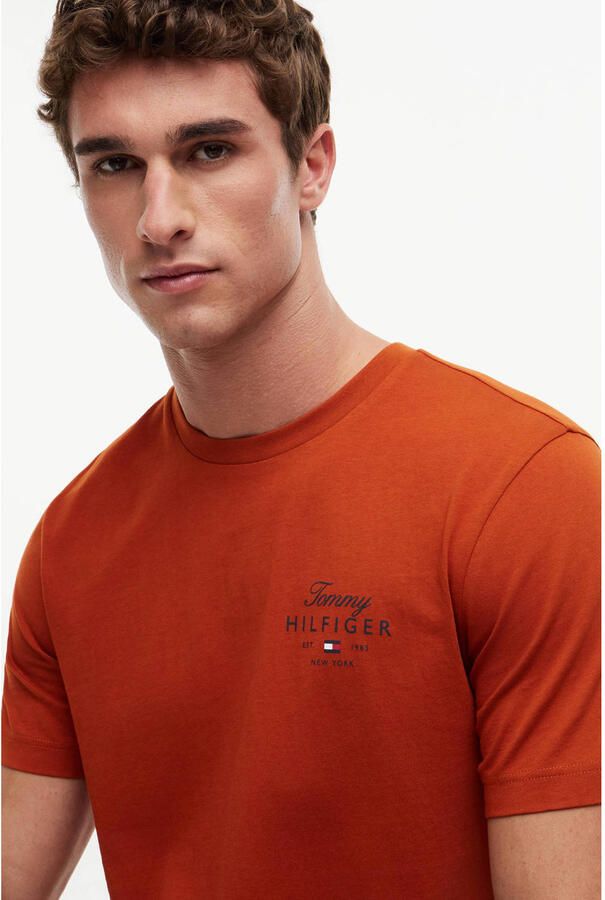 Tommy Hilfiger regular fit T-shirt van puur katoen - Foto 2