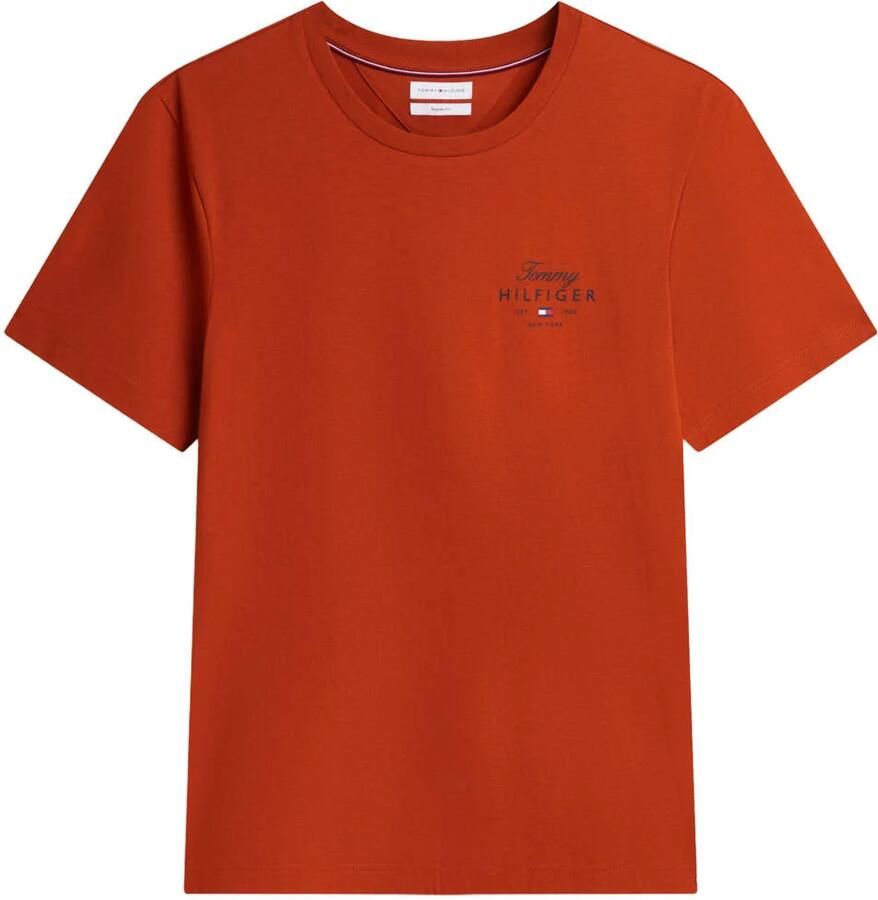 Tommy Hilfiger regular fit T-shirt van puur katoen