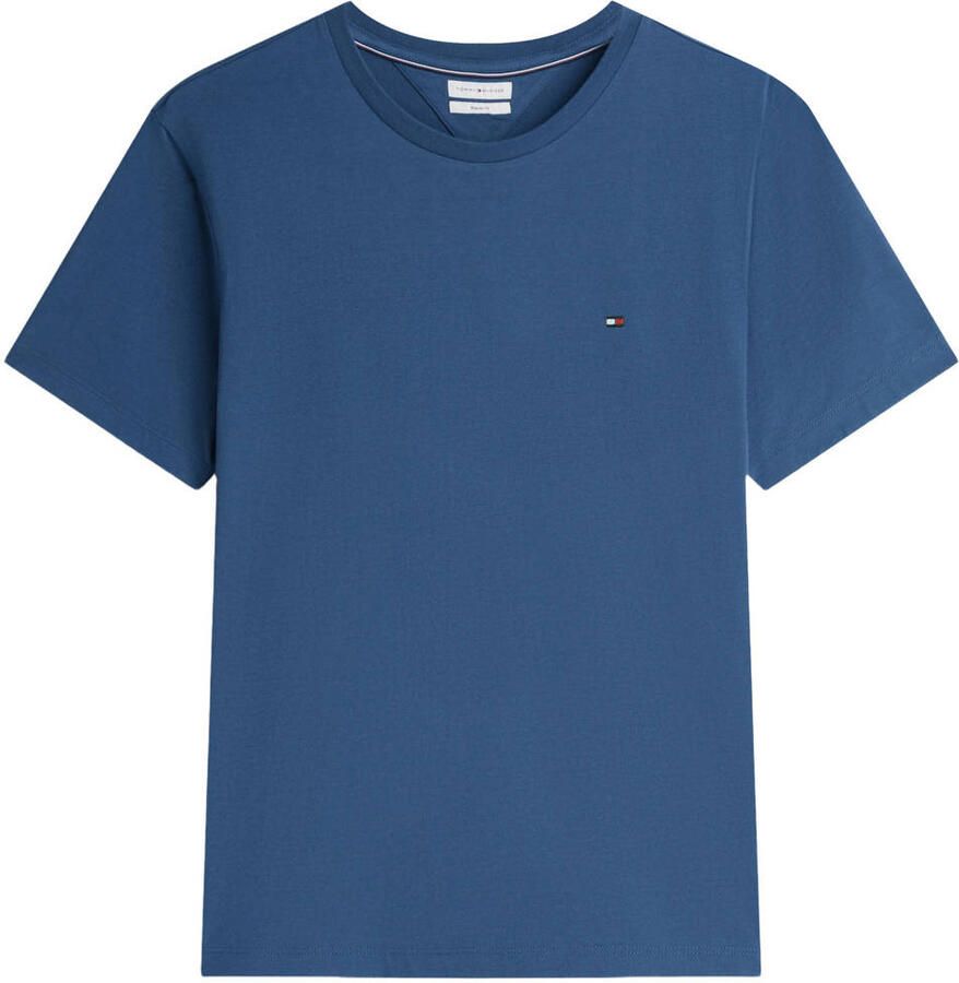 Tommy Hilfiger T-shirt ESSENTIAL REG FIT SOLID TEE met borduursel en ronde hals - Foto 6