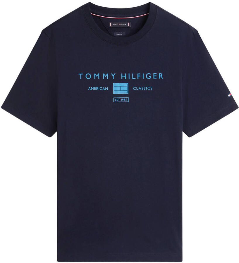 Tommy Hilfiger regular fit T-shirt van puur katoen