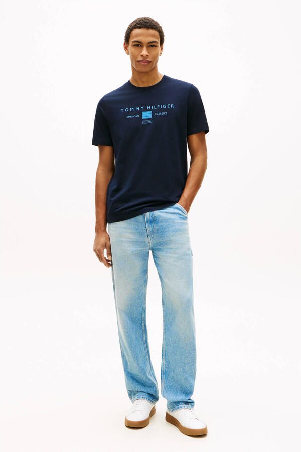 Tommy Hilfiger regular fit T-shirt van puur katoen - Foto 3