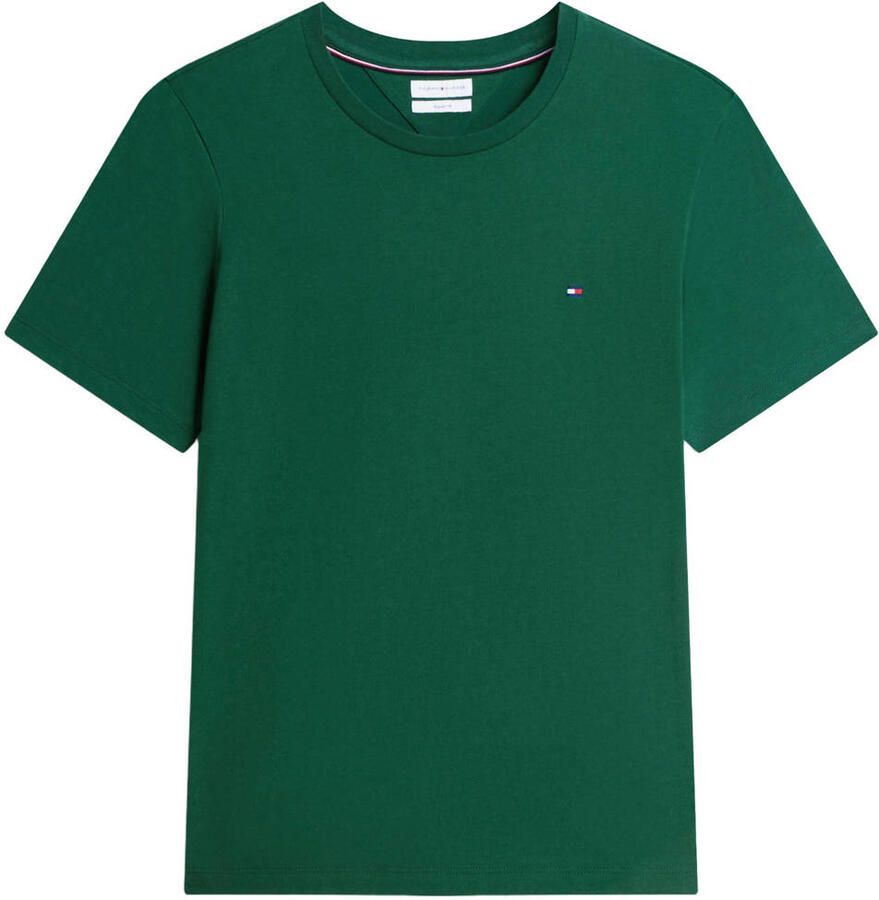 Tommy Hilfiger regular T-shirt donkergroen