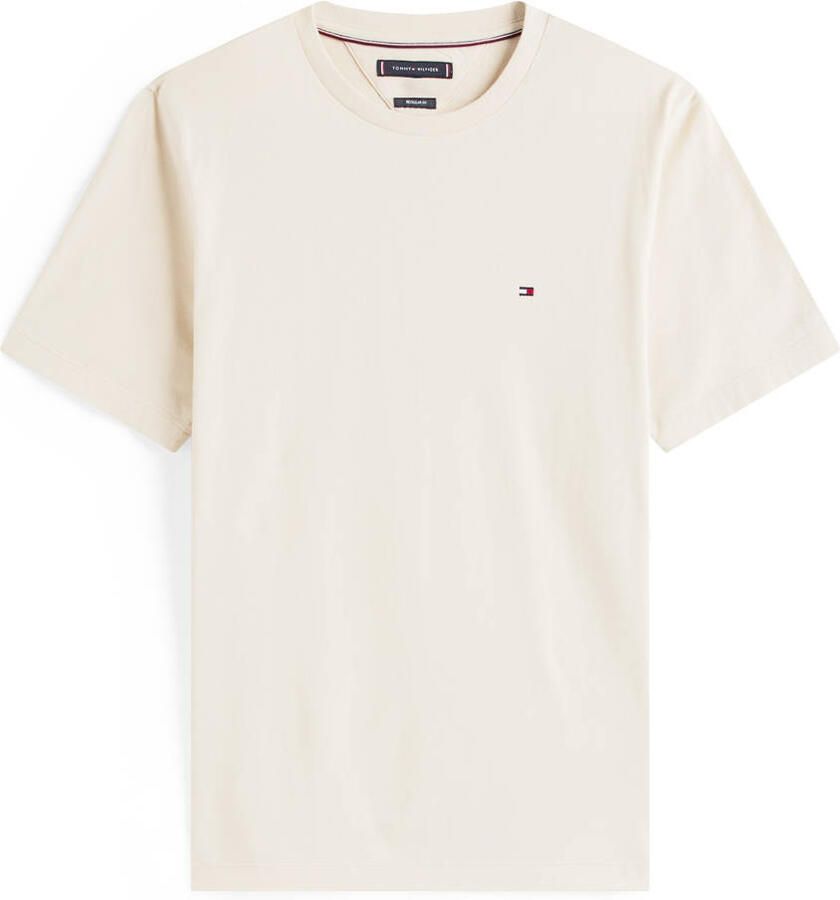 Tommy Hilfiger T-shirt ESSENTIAL REG FIT SOLID TEE met borduursel en ronde hals - Foto 3