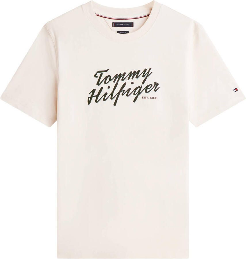 Tommy Hilfiger regular fit T-shirt van puur katoen