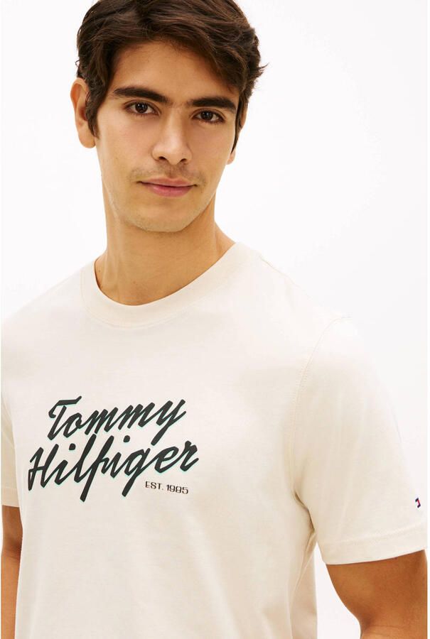 Tommy Hilfiger regular fit T-shirt van puur katoen - Foto 2