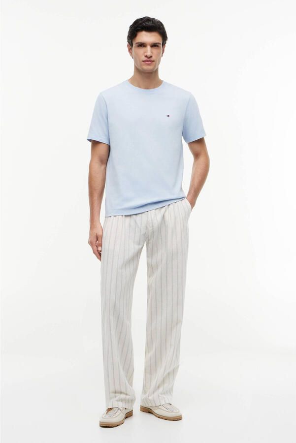 TOMMY HILFIGER Heren Polo's & T-shirts Ess Seasonal Reg Fit Solid Tee Lichtblauw - Foto 2