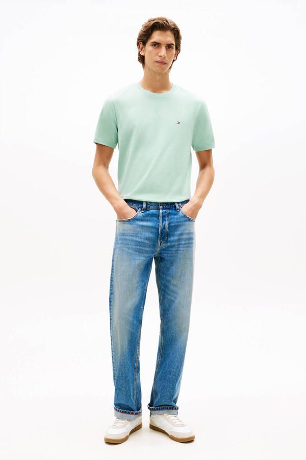TOMMY HILFIGER Heren Polo's & T-shirts Ess Seasonal Reg Fit Solid Tee Mint - Foto 6