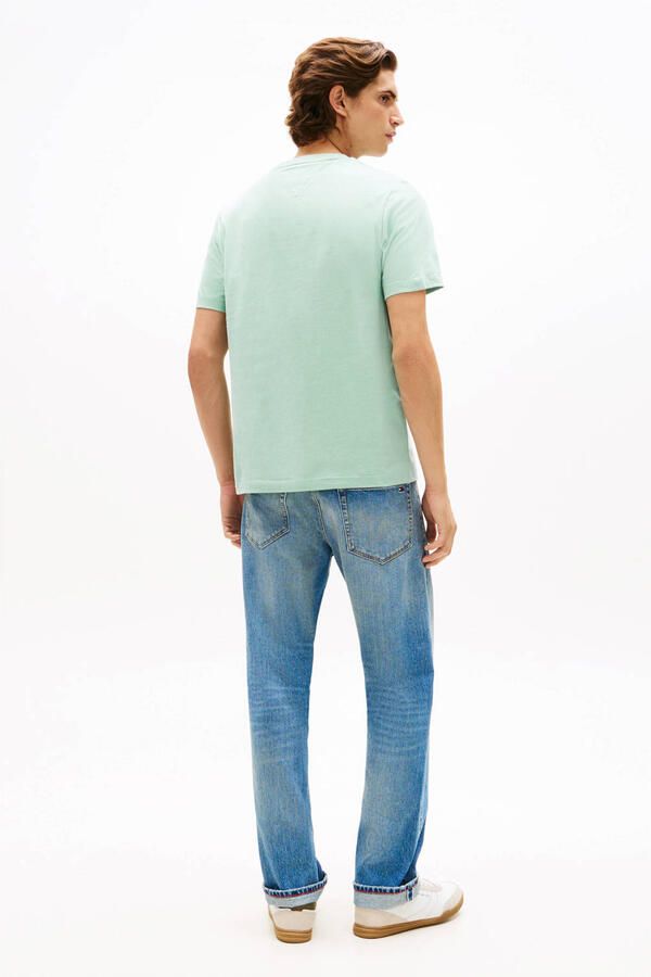 TOMMY HILFIGER Heren Polo's & T-shirts Ess Seasonal Reg Fit Solid Tee Mint - Foto 7