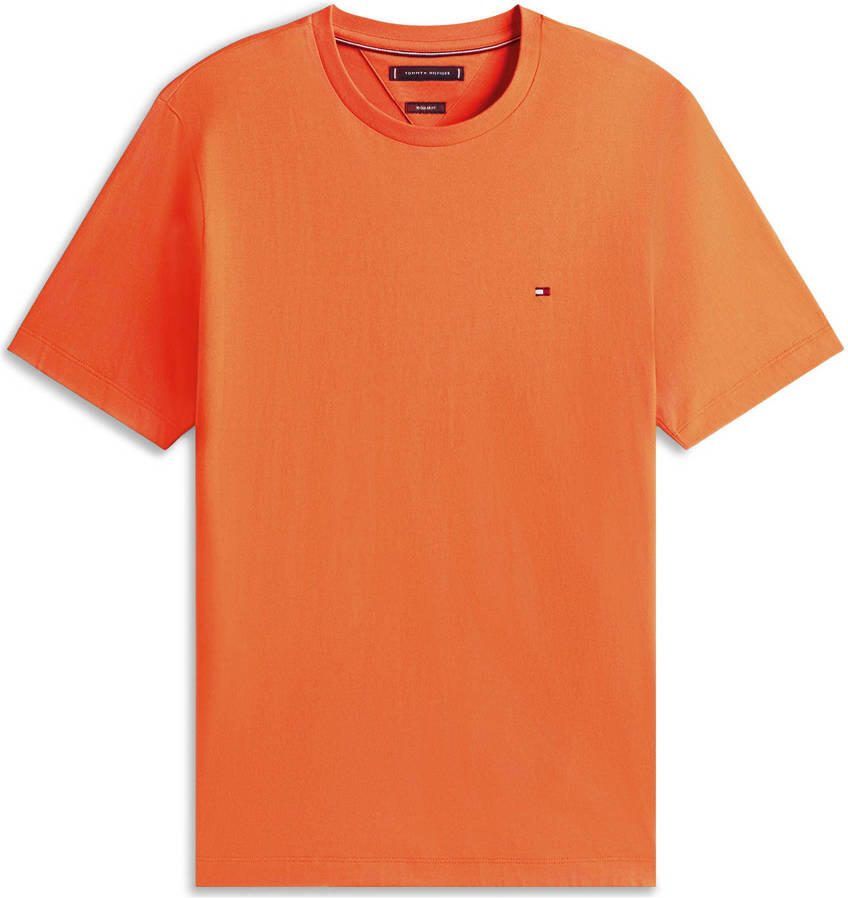TOMMY HILFIGER Heren Polo's & T-shirts Ess Seasonal Reg Fit Solid Tee Oranje - Foto 5