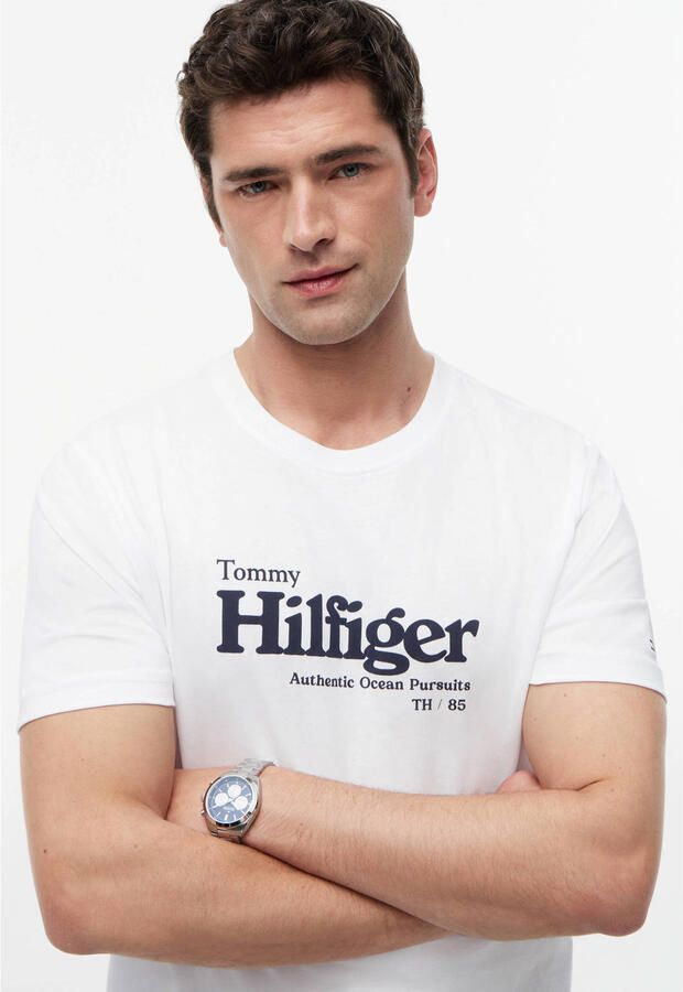 Tommy Hilfiger regular T-shirt wit - Foto 2
