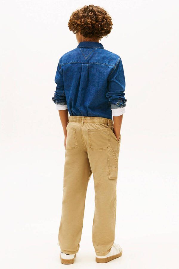 Tommy Hilfiger relaxed casual broek zand - Foto 2