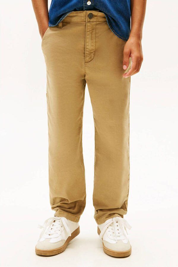 Tommy Hilfiger relaxed casual broek zand - Foto 3