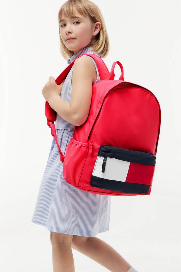 Tommy Hilfiger rugzak rood Polyester Meerkleurig - Foto 3