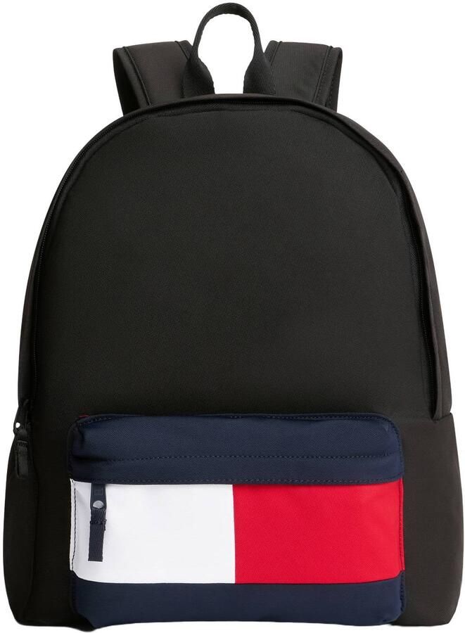 Tommy Hilfiger rugzak zwart Polyester Meerkleurig