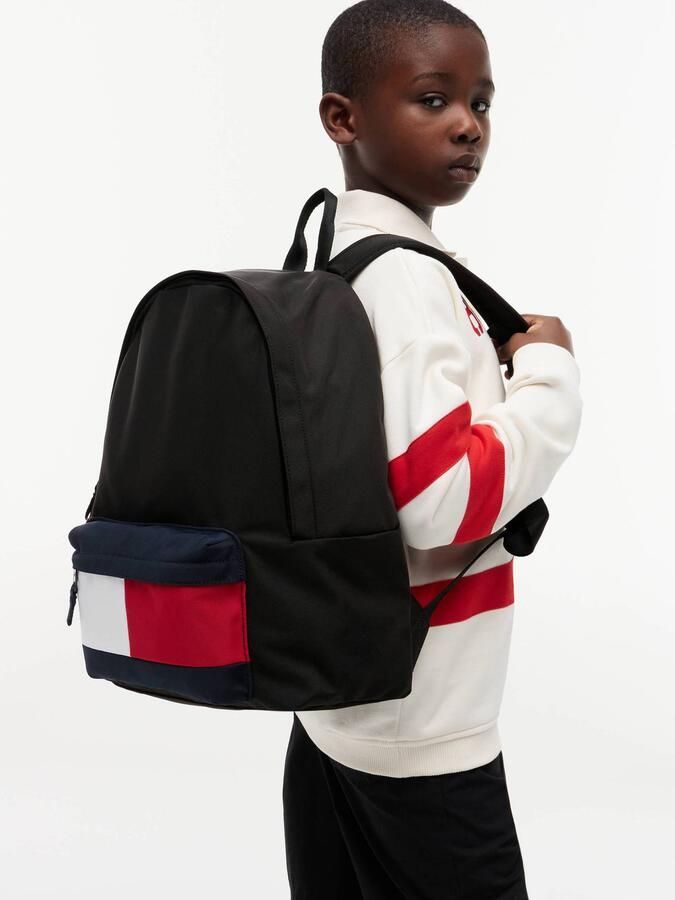 Tommy Hilfiger rugzak zwart Polyester Meerkleurig - Foto 2