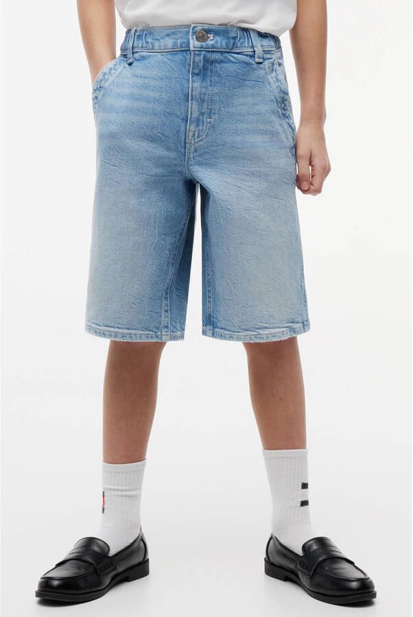 Tommy Hilfiger Sailor baggy denim short lichtblauw - Foto 3