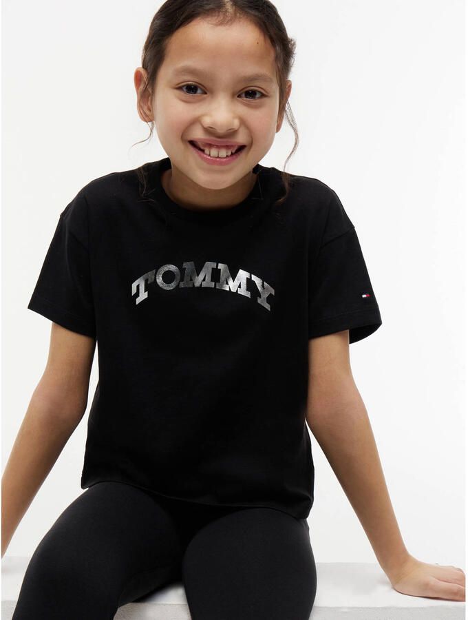 Tommy Hilfiger legging en T-shirt set met logo zwart - Foto 2
