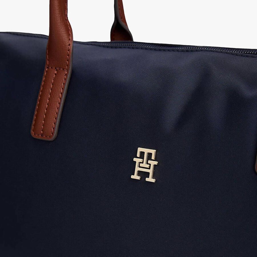 Tommy Hilfiger Draagtas POPETTE TOTE dames schoudertas met contrasterende handvatten