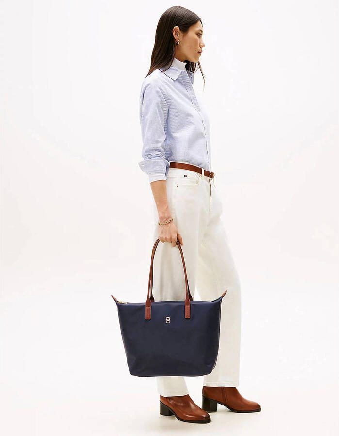 Tommy Hilfiger Draagtas POPETTE TOTE dames schoudertas met contrasterende handvatten - Foto 2