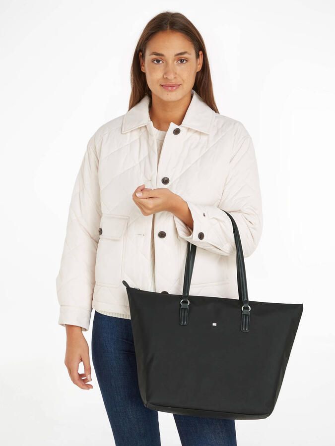 Tommy Hilfiger Tote bag met labelapplicatie model 'POPPY' - Foto 2