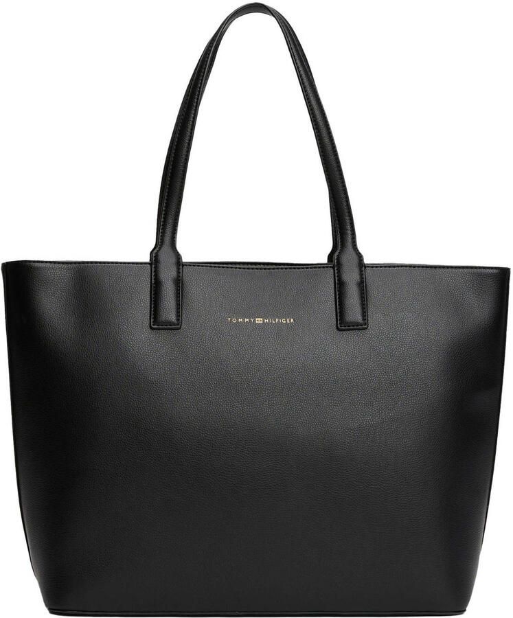 Tommy Hilfiger Draagtas TH LOGOTAPE TOTE dames handtas schoudertas met dubbele draaggreep