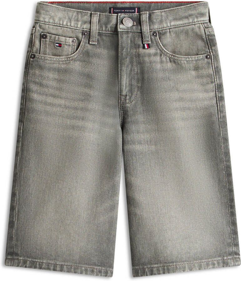 Tommy Hilfiger Teens regular fit korte jeans met 5-pocketmodel