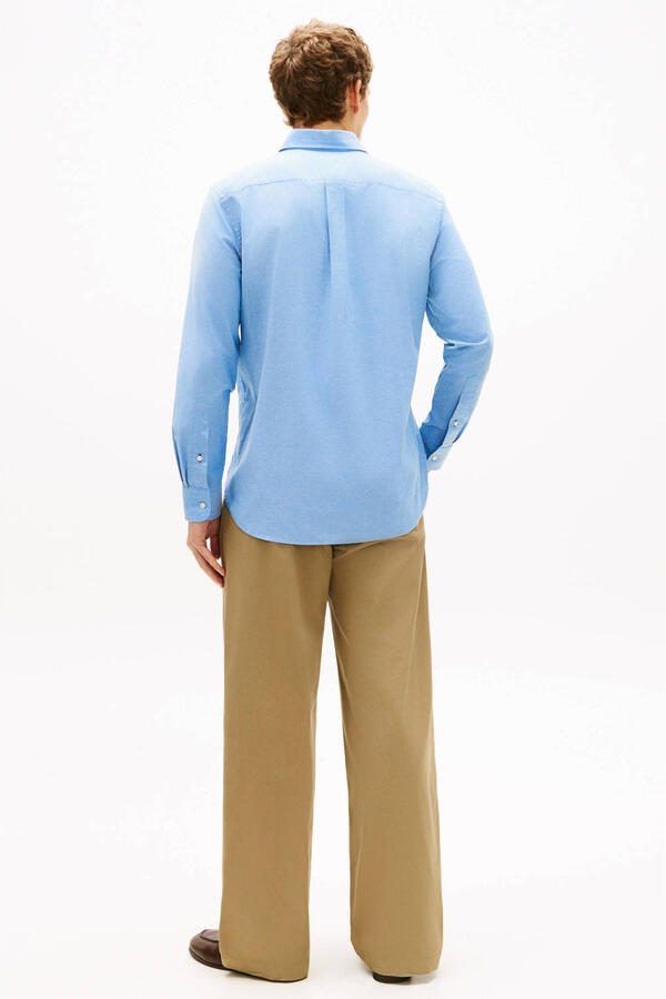 Tommy Hilfiger slim casual overhemd lichtblauw - Foto 2