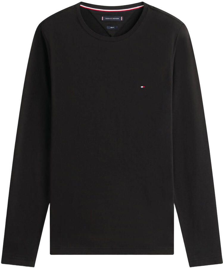 Tommy Hilfiger Extra slim fit shirt met lange mouwen en labelstitching