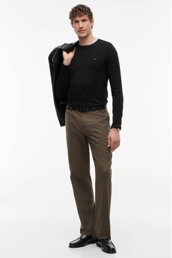 Tommy Hilfiger Extra slim fit shirt met lange mouwen en labelstitching - Foto 2
