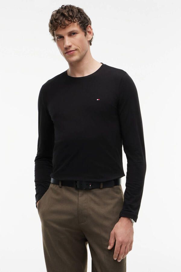 Tommy Hilfiger Extra slim fit shirt met lange mouwen en labelstitching - Foto 3